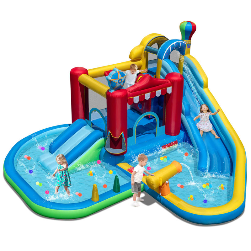 Glissade d'eau gonflable pour enfants avec parc aquatique Splash