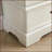 Curio Display Cabinet with LED Lights Adjustable Shelves 2 Doors 1 Drawer American Retro White | MDF+Glass-763622468