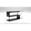 Folden L-Shaped Glass Top Computer Desk-813790368