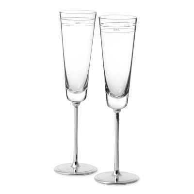 Darling Point 8oz. Crystal Flute Set