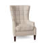 Fauteuil à oreilles Gallin en cuir véritable capitonné de 31 po de largeur-106834920-106834934