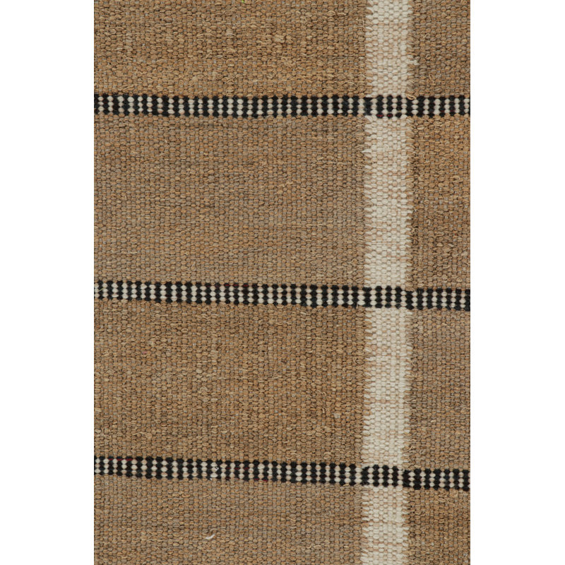 Wool Geometric Area Rug, Rectangle 12' x 18'