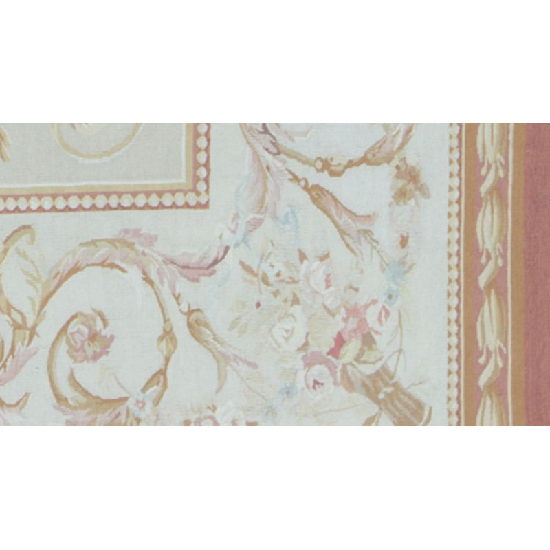 Aubusson Renaissance Wool Oriental Area Rug