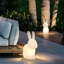 Lampe d'extérieur imperméable à DEL pour jardin avec lumière solaire H 18,9 po d'extérieur-127858915