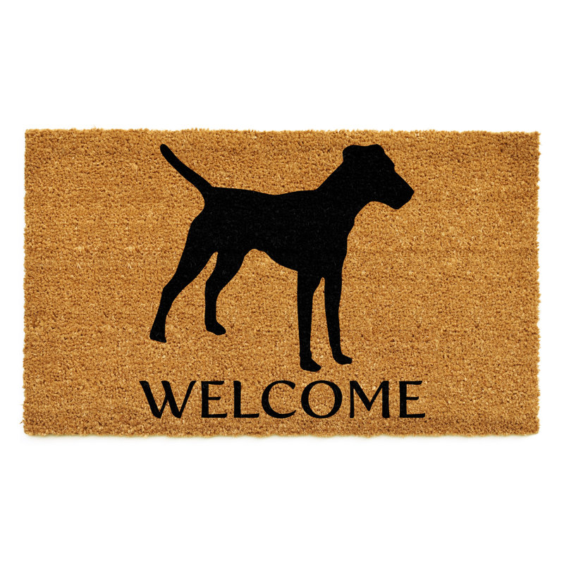 Tapis d'entrée antidérapant Jack Russell Terrier, l 17 po x L 29 po