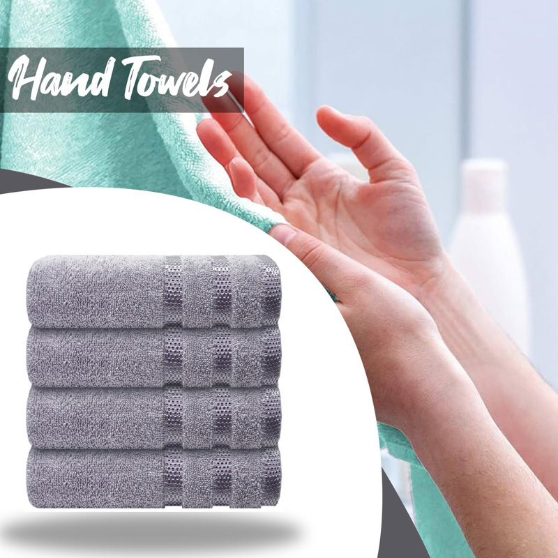 Michiharu Premium Hand Towel, Silver