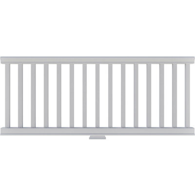 Endurathane 500 Series Square Unassembled Balustrade Railing Kit, 28" Overall Height x 7'L. Kit includes (15) 1 3/4"W x 20"H Square Balusters, (1) 84"L Top Rail, (1) 84"L Bottom Rail, (2) Rail Installation Kits & 1 Support Block