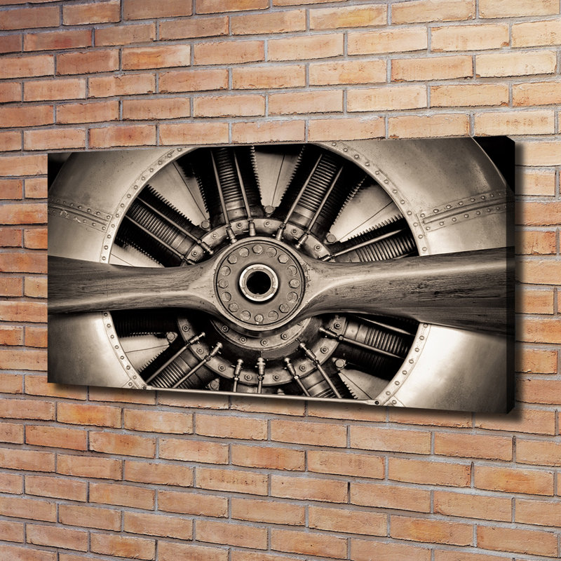 Aircraft Engine - Wrapped Canvas Print