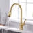 Single Handle Pull-down Kitchen Faucet-104201486