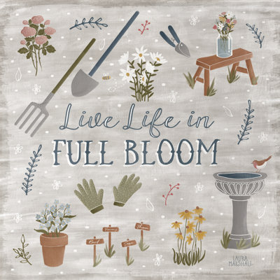 Blooming Garden I - Wrapped Canvas Painting