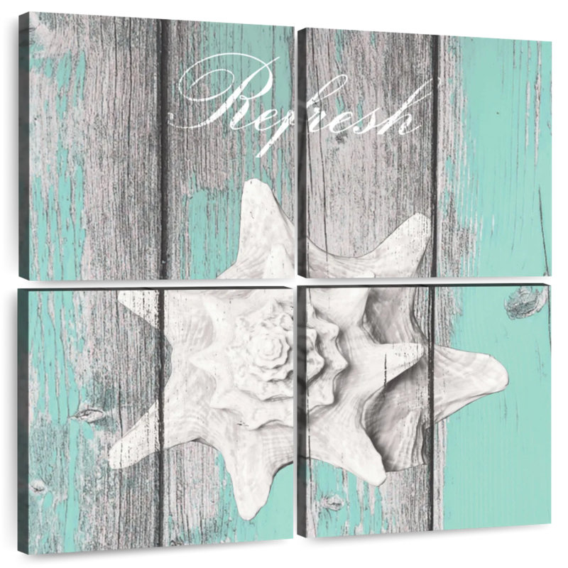 Aletra Rustic Coastal III, 45" H x 45" W