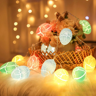 LED Crack Light String Decoration Color Light Easter String Light Full