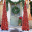 Arbre de Noël rouge 59 po H