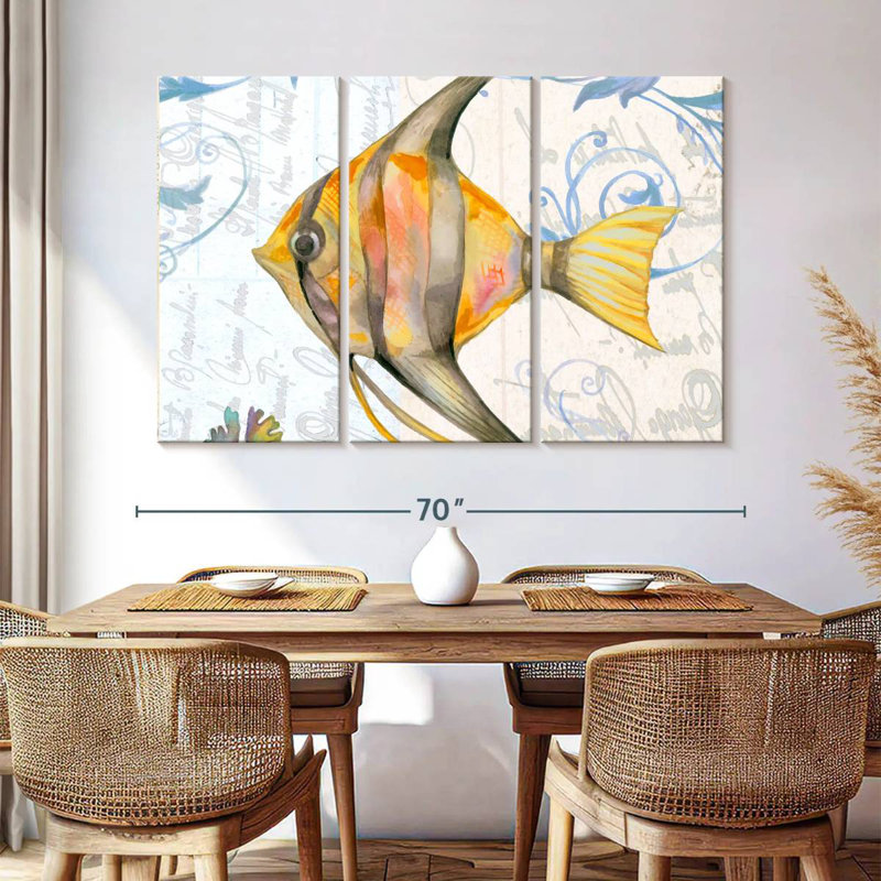 Poisson-ange Brampt, H 42 po x l 65 po
