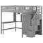 Lit mezzanine double avec tiroirs Jarlegav Kids-619752164