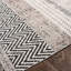 Tapis noir / gris / blanc tissé à la machine Swampscott-1425062418