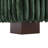 3 - Piece Upholstered Green Faux Rabbit Fur Flannel Modular Sectional Sofa with Armrests & Throw Pillows-2142440421