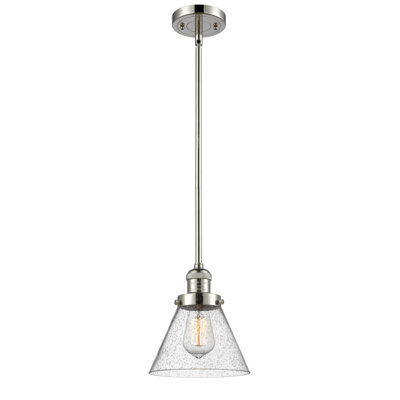 Luminaire suspendu conique à 1 lumière Emery