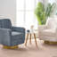 Canapé rotatif à 360 degrés Fauteuil en lin et tissu ergonomique-110803100