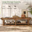 Banc en bois massif 70,9 po