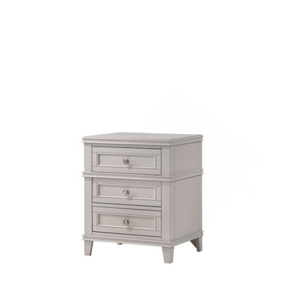 3 Drawer Nightstand W/ USB