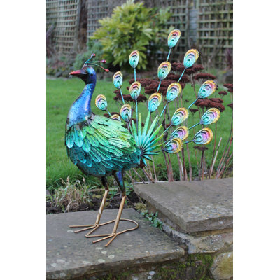 Degraff Animals Weather Resistant Metal Garden Statue