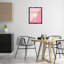 Art mural moderne sur toile flottante encadrée "Modern Margarita on Pink" par Ashley Singleton-2113121096-2113121100