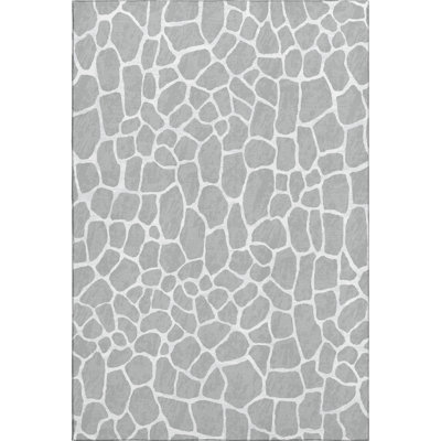 Premium Machine Washable Kishonna AMF45 Gray Rug