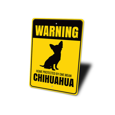 Panneau d'avertissement Chihuahua