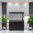Black Minimalist Rectangular Aquarium Tank