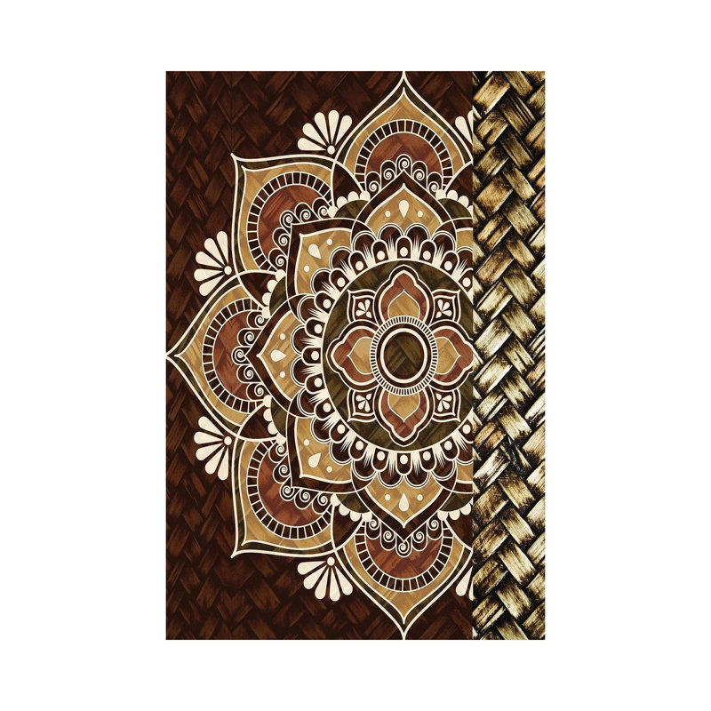 Mandala Weave II 1 Piece Wrapped Canvas Wall Art, 66.04 cm H x 45.72 cm W x 1.91 cm D