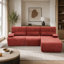 Canapé modulaire moderne en L de 98 po-1409089521