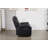 Luxury Faux Leather Recliner Chair with LED Lights – Manual Reclining Lounge Seat-251214248