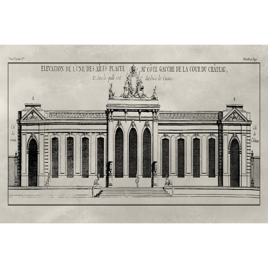 Leinwandbild Elevation De La Facade II