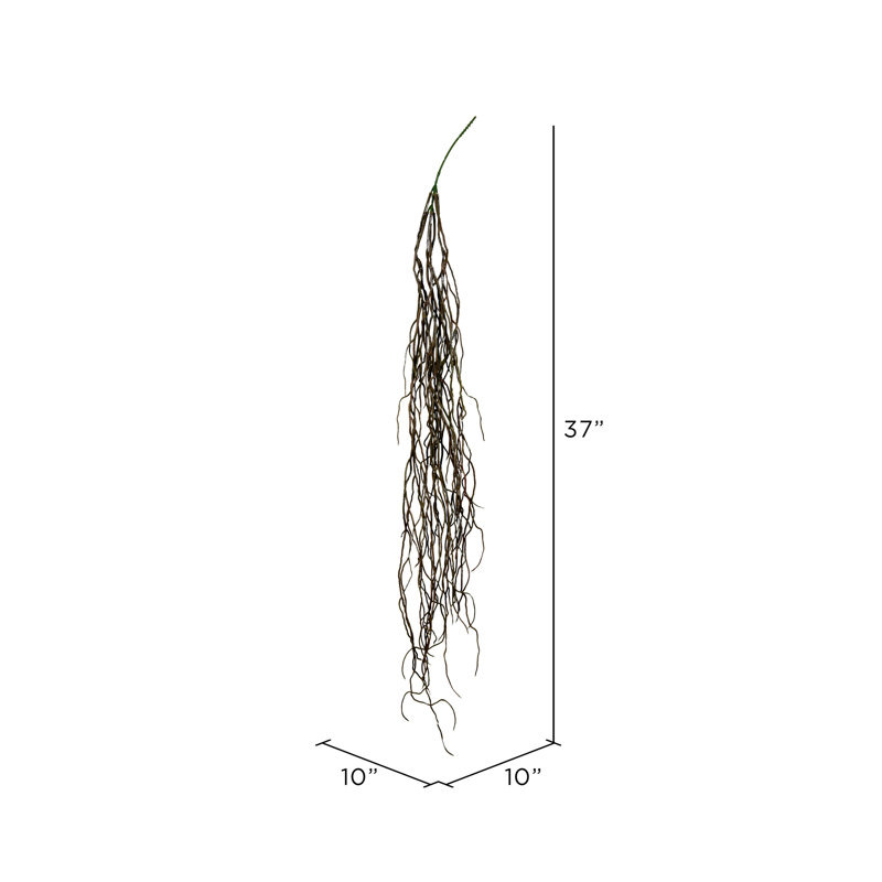Plante grasse artificielle de 37 po, Brun