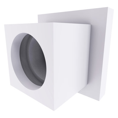 Haranu Straight Fixed Shower Curtain Rod Brackets