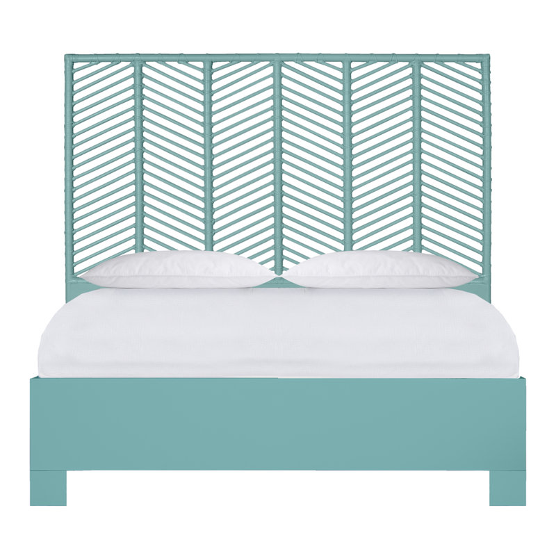 Liam Bed, Full, Turquoise