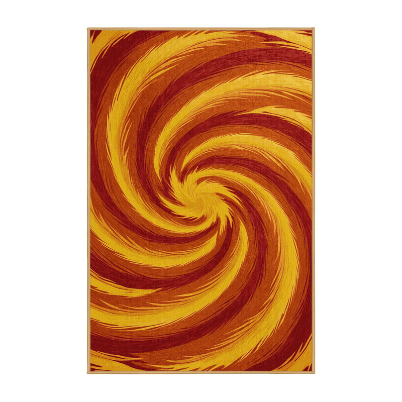 Tapis brun lavable à la machine, Rectangulaire 8 pi x 12 pi