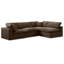 Canapé modulaire réversible en velours Hulene-87141394