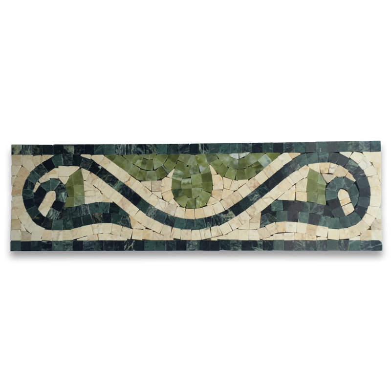 Carrelage mural en mosaïque 4 po x 14 po
