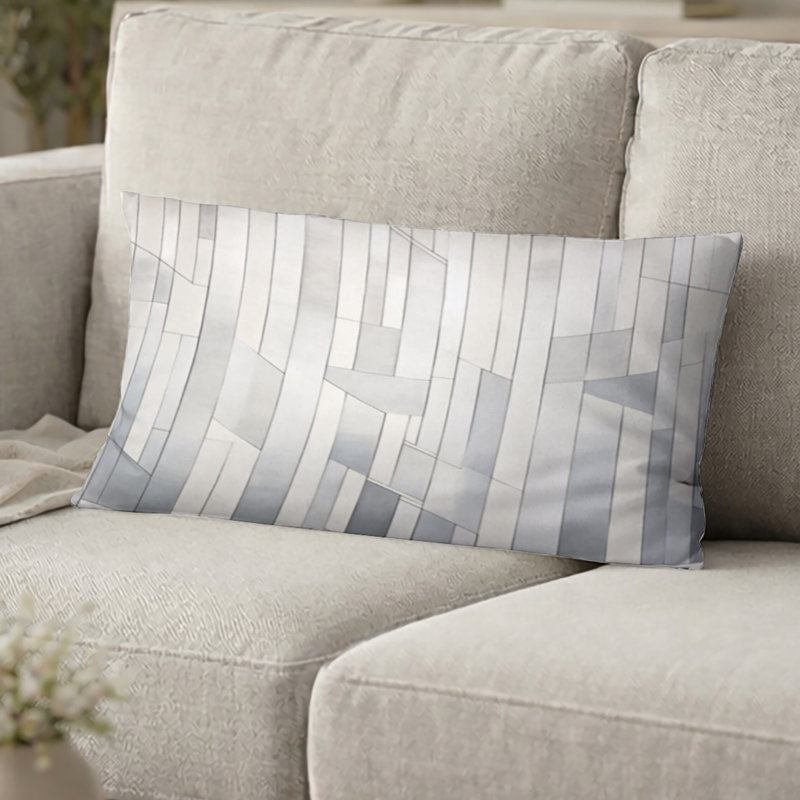 Coussin décoratif abstrait Abstract Shapes, H 12 po x l 20 po