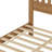 Malinda Mission Style King Panel Bed-1144734000