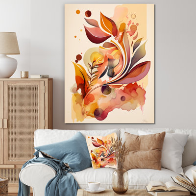 Aquarelle florissant de fleurs d'automne
