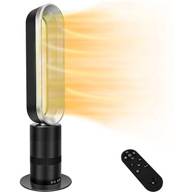 iYofe Space Heater Bladeless Tower Fan, Heater u0026 Cooling Combo, Remote  Control, Home Air Conditioner | Wayfair
