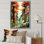 «Redwood Shimmering Tree Heights III», reproduction d'art mural paysage et nature