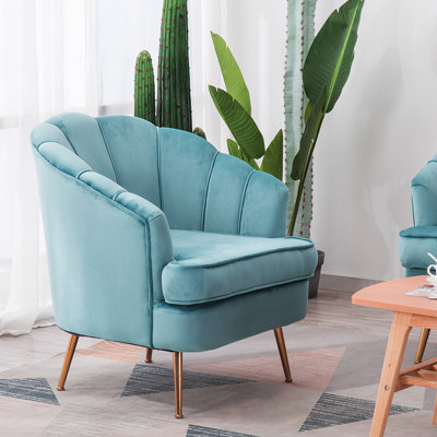 Acevedo Velvet Barrel Chair