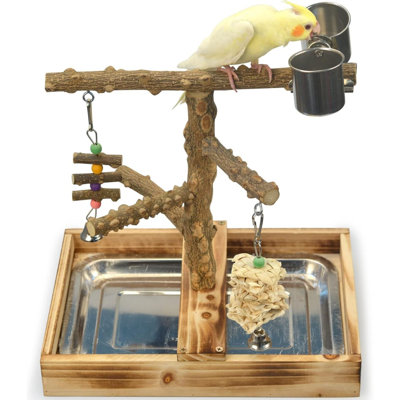 Natural Wood Bird Toys Playground/Bird Perches