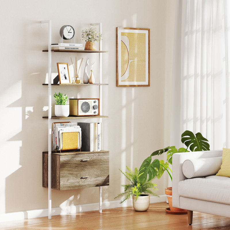 184cm H x 60cm W Metal Bookcase