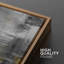 «Abstract Paint Effect», impression sur toile abstraite jaune et noir foncé-87607251-87607257