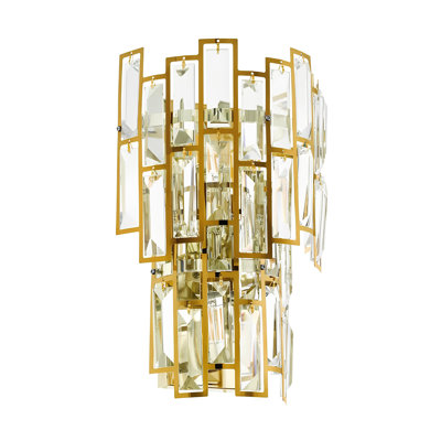 Modern Crystal Sconce Wall Light Vintage Lamp Classic Luxurious Elegant Finish